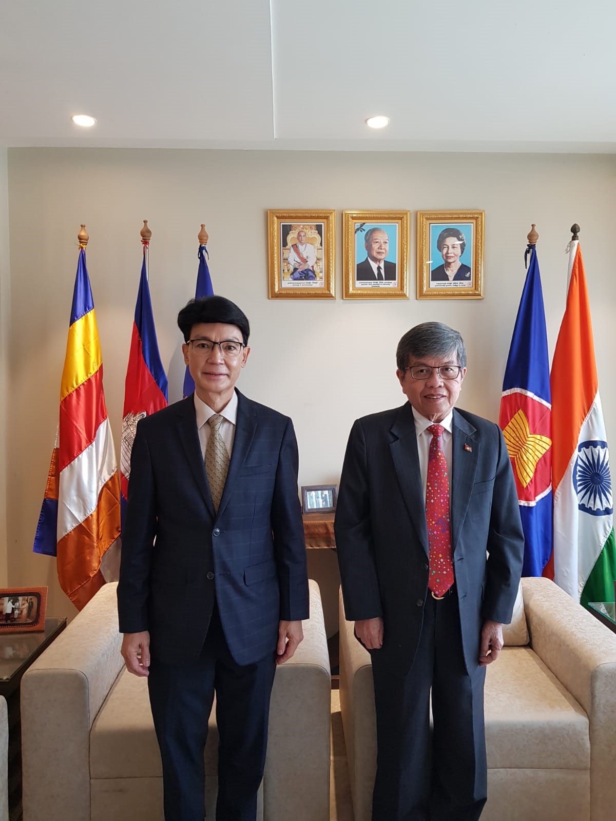 Courtesy Visit of the Secretary-General of AALCO to the Embassy of the Kingdom of Cambodia, New Delhi