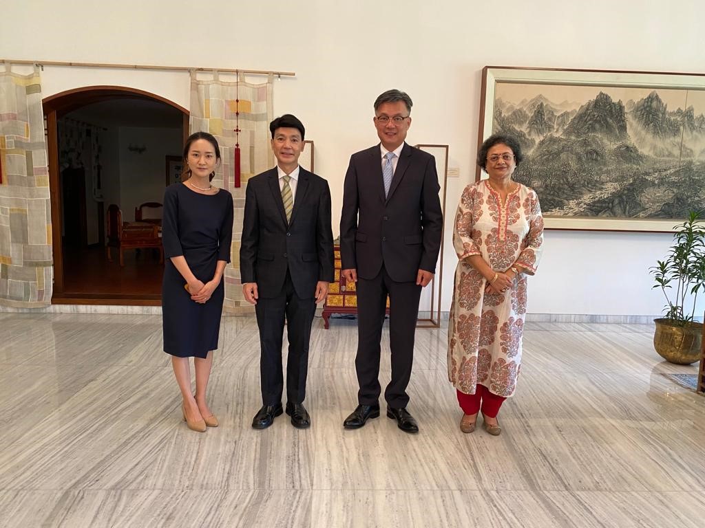Courtesy Visit of the Secretary-General of AALCO to the Embassy of the Republic of Korea, New Delhi