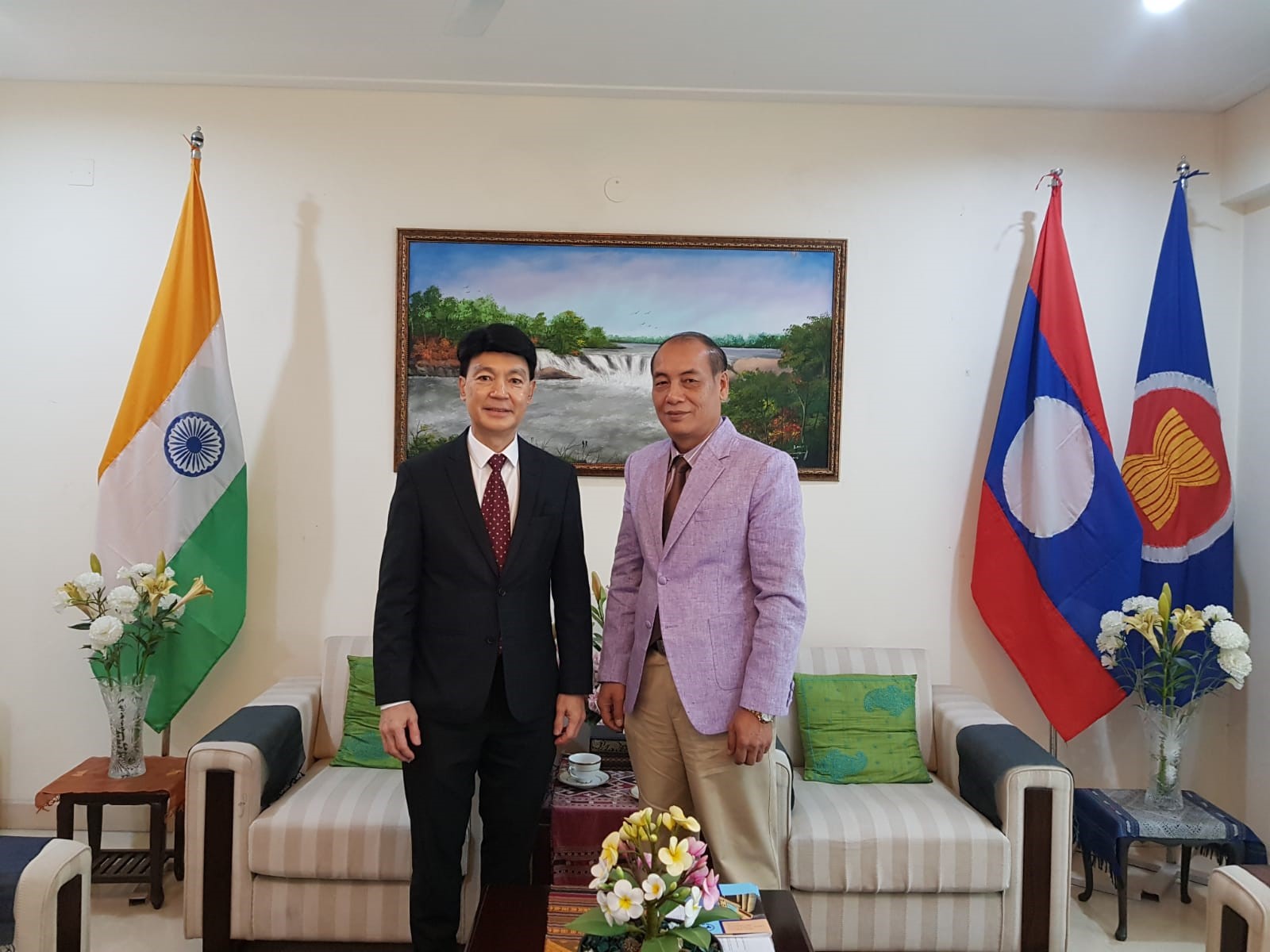 Courtesy Visit of the Secretary-General of AALCO to the Embassy of the Lao PDR, New Delhi