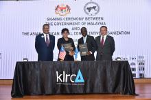 Signing Ceremony between Government of Malaysia and AALCO on 7th February 2018