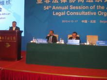 54th Session of AALCO Held in Beijing China 13-17 April 2015