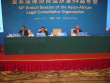 54th Session of AALCO Held in Beijing China 13-17 April 2015