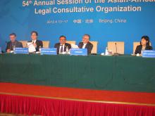 54th Session of AALCO Held in Beijing China 13-17 April 2015