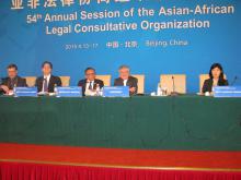 54th Session of AALCO Held in Beijing China 13-17 April 2015