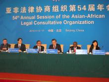 54th Session of AALCO Held in Beijing China 13-17 April 2015