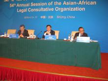 54th Session of AALCO Held in Beijing China 13-17 April 2015