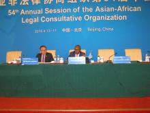 54th Session of AALCO Held in Beijing China 13-17 April 2015