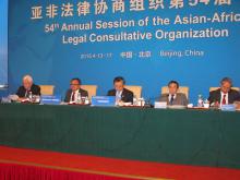 54th Session of AALCO Held in Beijing China 13-17 April 2015