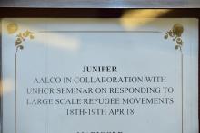 Seminar on Responding to Large Scale Refugee Movements organized by AALCO-UNHCR on 18 April 2018