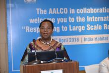 Seminar on Responding to Large Scale Refugee Movements organized by AALCO-UNHCR on 18 April 2018