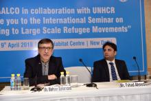 Seminar on Responding to Large Scale Refugee Movements organized by AALCO-UNHCR on 19 April 2018