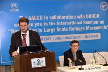 Seminar on Responding to Large Scale Refugee Movements organized by AALCO-UNHCR on 19 April 2018