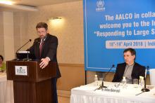 Seminar on Responding to Large Scale Refugee Movements organized by AALCO-UNHCR on 19 April 2018