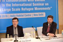 Seminar on Responding to Large Scale Refugee Movements organized by AALCO-UNHCR on 19 April 2018