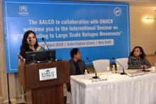 Seminar on Responding to Large Scale Refugee Movements organized by AALCO-UNHCR on 19 April 2018