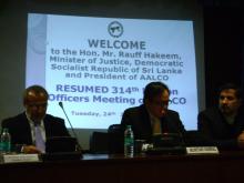 Visit of President of 50th Session of AALCO -24 January 2012