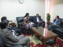 Dr. A. Rohan Perera visit to AALCO