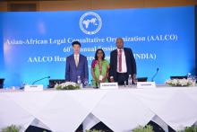 60th Annual Session of AALCO held in a Hybrid format, in New Delhi (HQ) Republic of India, at Hotel Le Meridien, from 26th to 28th September 2022