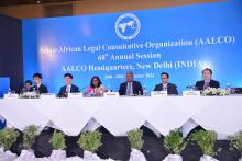 60th Annual Session of AALCO held in a Hybrid format, in New Delhi (HQ) Republic of India, at Hotel Le Meridien, from 26th to 28th September 2022