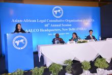 60th Annual Session of AALCO held in a Hybrid format, in New Delhi (HQ) Republic of India, at Hotel Le Meridien, from 26th to 28th September 2022