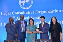 60th Annual Session of AALCO held in a Hybrid format, in New Delhi (HQ) Republic of India, at Hotel Le Meridien, from 26th to 28th September 2022