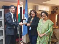 Visit by H. E. Mrs. Alyaa Ghanannam