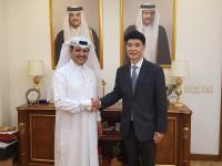 Courtesy Visit of the Secretary-General of AALCO to the Embassy of the State of Qatar New Delhi