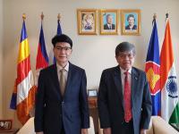 Courtesy Visit of the Secretary General of AALCO to the Embassy of the Kingdom of Cambodia New Delhi